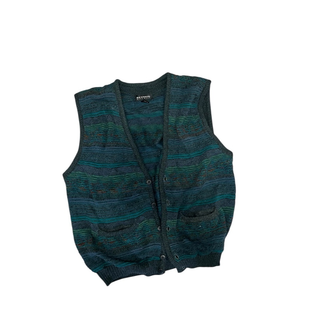 ✨ Reunion vintage multi-coloured sweater vest✨